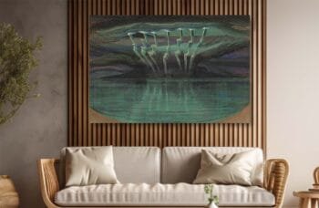 M. K. Čiurlionio paveikslas Žaibai (JG00004029) - Image 2