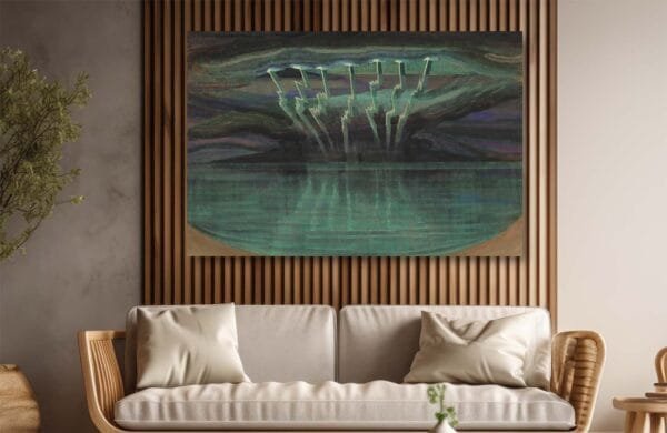 M. K. Čiurlionio paveikslas Žaibai (JG00004029) - Image 2