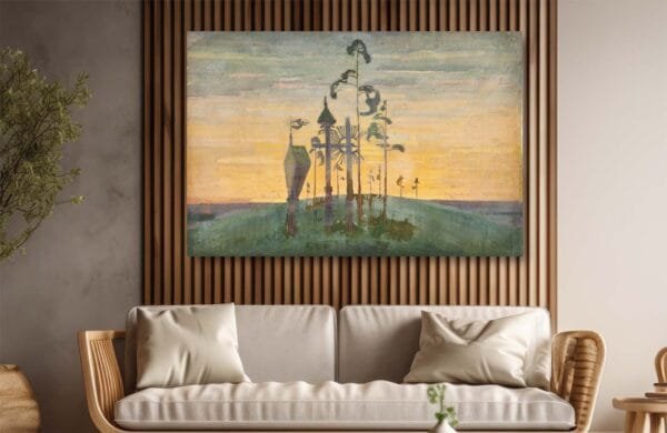 M. K. Čiurlionio paveikslas Kapinių motyvas (JG00004030) - Image 2