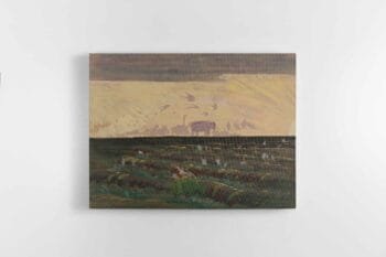 Saulės pagarbinimas Ciurlionio paveikslas