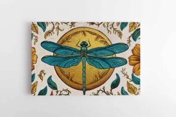 Laimės žirgelis laumžirgis paveikslas