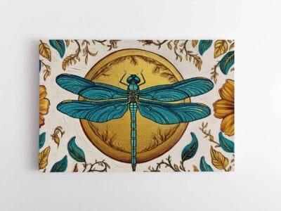 Laimės žirgelis laumžirgis paveikslas