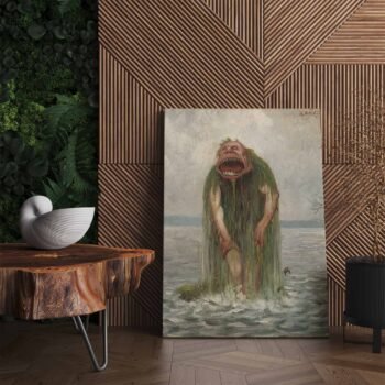 Theodor Kittelsen Paveikslas „Sea Monster“ (JG00004040) - Image 3