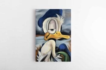 Antinas donaldas juokingas paveikslas